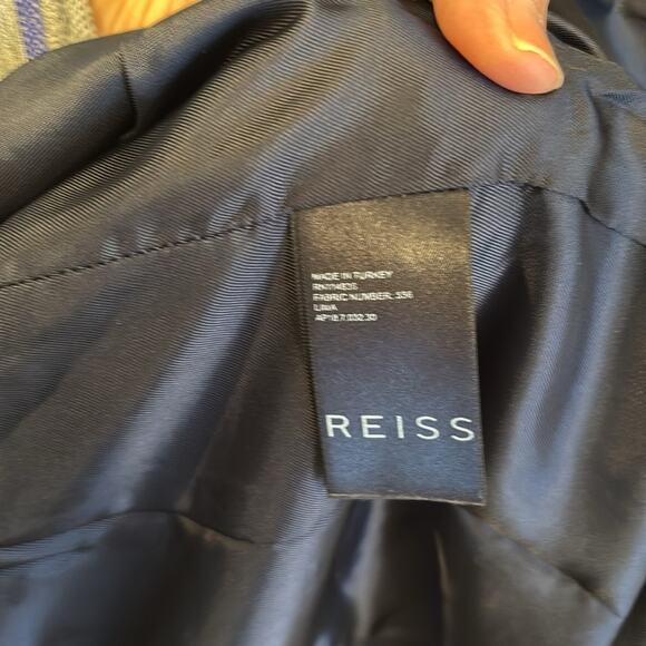 🔥🔥FIRE SALE 🔥🔥REISS EUC navy jacket, size 10 - Picture 6 of 8